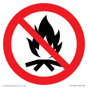 Prohibition: No campfire